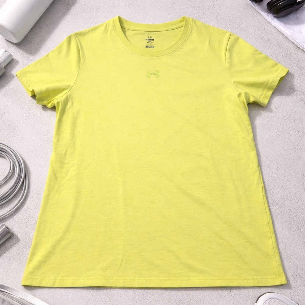 Under Armour Women's Bright Yellow Short Sleeve Tee